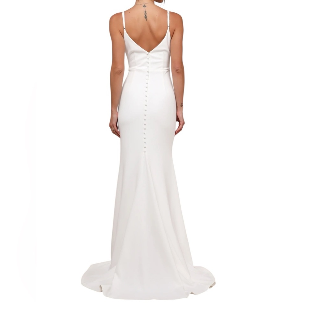 Lulus Feeling of Forever White Sleeveless Mermaid Maxi Dress - Picture 2 of 13